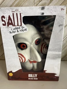 SAW DELUXE BILLY MASK RUBIES LIONSGATE 2021 New In Box Halloween Costume - Picture 1 of 4
