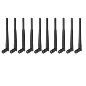 2,4 GHz 5 dBi RP-SMA WiFi Antenne Omni für WiFi Adapter Überwachungskamera IP Kamera 10 Stück - Bild 1 von 6