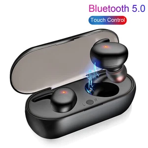 Auriculares Bluetooth 5.0 TWS inalámbricos mini auriculares estéreo bajos auriculares - Imagen 1 de 12