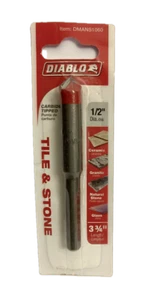 Diablo Carbide Tipped Tile & Stone Drill Bit 1/2" x 3-3/4" (DMANS1060) - Picture 1 of 1