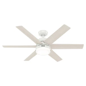 Energy-Saving Ceiling Fan with Remote Control Arete White Dc Light - Picture 1 of 7