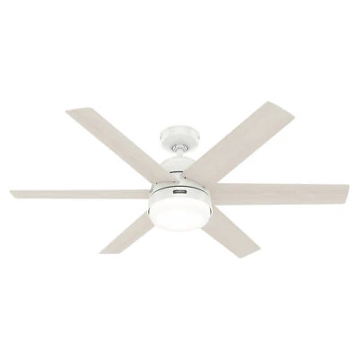 Energy-Saving Ceiling Fan with Remote Control Arete White Dc Light - Image 1 of 4