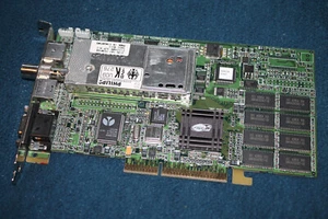 Ati Rage 128 AGP All in Wonder / All-in-Wonder 16MB Grafikkarte - Afbeelding 1 van 3