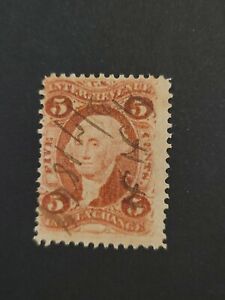 Scott #R27 US 5c 1862 Washington Inland Exchange Stamp - #5103