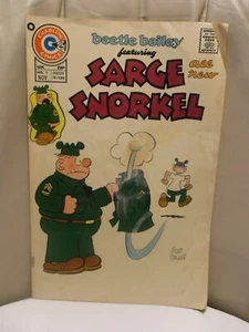 Sarge Snorkel #5 Beetle Bailey Charlton 1974 - Imagen 1 de 9