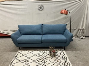 SCS Fraser 4 Seater Sofa In Fraser Teale Fabric RRP £829 - Picture 1 of 8
