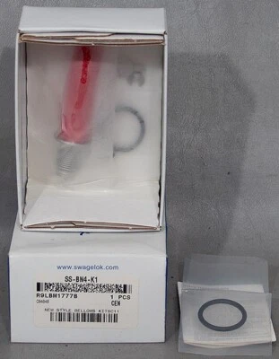 NEW Swagelok SS-BN4-K1 PCTFE Bellows/Stem/Stem Tip/Adapter Kit (BN4 Series Valve - Image 1 of 2