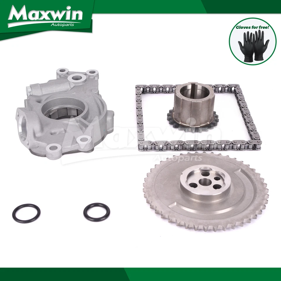 Kit de cadena de distribución bomba de aceite apto para Chevrolet Express Silverado GMC Savana Sierra Foto 1 de 4