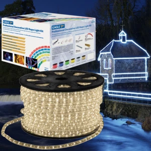 Eagle 45M LED Cuerda Luz Rollo Jardín Terraza Estado de ánimo Exterior Luces Kits Navidad - Imagen 1 de 10
