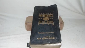 1915 OFFICIAL THE AUTOMOBILE BLUE BOOK ROAD MAPS BOOK NEW YORK AND CANADA - Foto 1 di 10