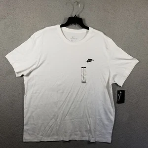 Nike Men's T-Shirt Embroidered Logo Athletic Short Sleeve Tee Cotton Tops - Picture 1 of 9