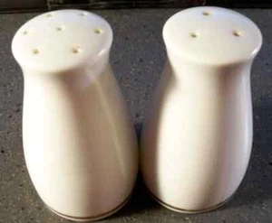 Antike NORITAKE moderne Salz & Pfefferstreuer Fine China Philippinen weiß - Bild 1 von 5