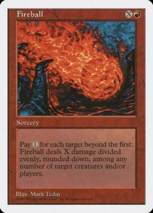 4x Fireball - LP - 5th Edition - SPARROW MAGIC mtg - Picture 1 of 1