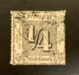 German States Thurn and Taxis Northern District Postmarked Single SC21 - Picture 1 of 2
