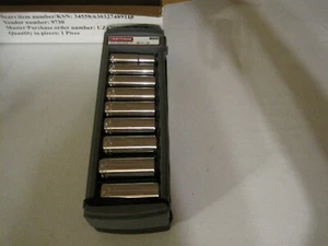 JUEGO DE ENCHUFES PROFUNDOS CRAFTSMAN 18 PIEZAS 3/8" IN-DRIVE 12-PT. #934558 SAE y métrico-nuevo - Imagen 1 de 11
