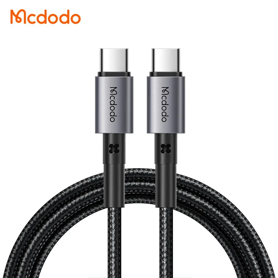 Mcdodo USB C to USB C Fast Charger Cable Braided 65W 3.25A Charging 1m 1.5m - Image 1 of 4