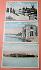 Three 1920 era Heart Island, Boldt Castle-1000 islands  postcards