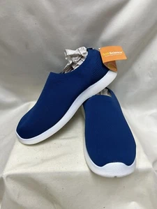 Shoes Soft Science Blue Athleisure Knit Slip-on M11 W13 NEW - Picture 1 of 6