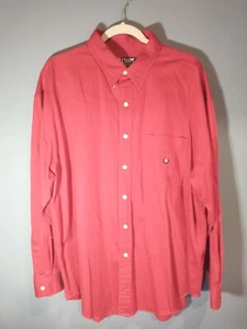 CHAPS Ralph Lauren Vintage Mens Red Long Sleeve Button Shirt Size XL - Picture 1 of 4