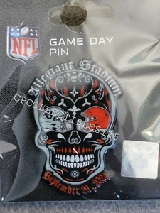 Las Vegas Raiders VS Cleveland Browns GAME DAY PIN 9/29/2024 NEW Allegiant - Picture 1 of 1