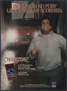 CHRISTINE - Original 1984 print AD / ADVERT _ John Carpenter - Stephen King - Picture 1 of 1