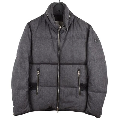 Original Moncler Eloy Men Wool Down Jacket Size 4 M/L H5616 - Image 1 of 4