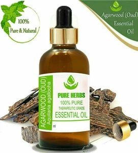 Aceite esencial de Aquilaria agallocha 100 % puro y natural de madera de agar de hierbas puras - Imagen 1 de 15
