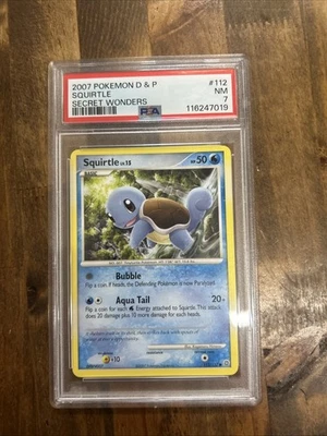 Graded PSA 7 2007 Pokemon D&P Squirrel Secret Wonders #112 - Image 1 of 2