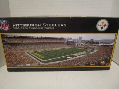 Quebra-cabeça Pittsburgh Steelers Stadium panorâmico 1000 peças 39 x 13 completo - Imagem 1 de 3