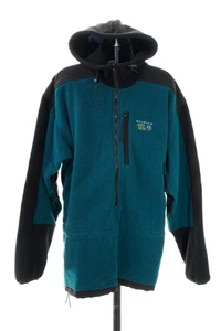 Vintage Mountain Hard Wear Fleece Jacket Coat Green Mens Sz XL - Picture 1 of 13