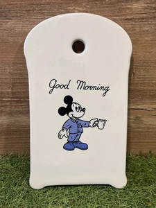 Disney Mickey Good Morning Royal Boch Donaldson Wandschild oder Brotbrett - Bild 1 von 6