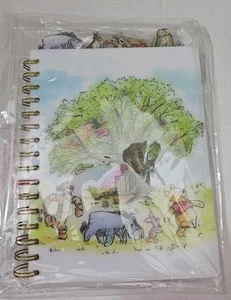 Disney Winnie The Pooh Tab Journal Spiral Bound Characters Tree Scene Book New - Picture 1 of 3