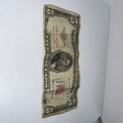 Five Dollar Bill Lincoln Series 1953 b - Image 1 of 4