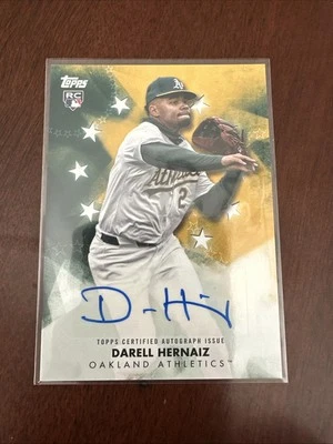 2024 Topps Update Darell Hernaiz Baseball Stars Auto RC #BSAU-DH - Image 1 of 3