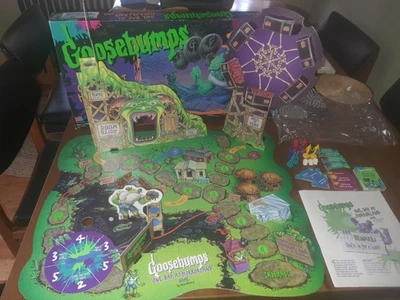VINTAGE RETRO Goosebumps Board Game One Day At Horrorland 1998 MB  - Image 1 of 4