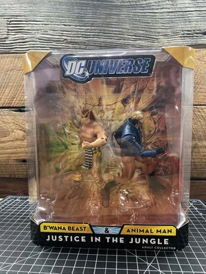 B'Wana Beast & Animal Man Mattel DC Universe Justice In The Jungle Paquete de 2 SELLADOS Foto 1 de 4
