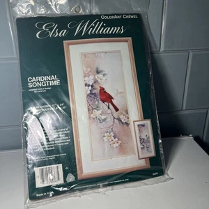 Elsa Williams Crewel Stickpackung 00363 "Cardinal Songtime" Lena Liu 8" x 20" - Bild 1 von 6