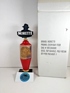 Birra Moretti Bozza Rubinetto Birra Manico Rosso Nero e Oro - Foto 1 di 14