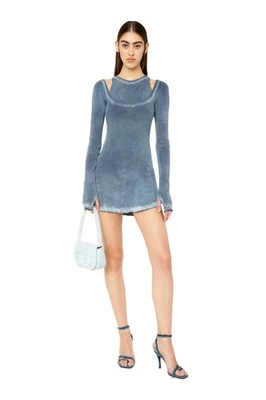 DIESEL Vestido Corto Punto Efecto Capas | Pasarela | M-ICA Mujer Foto 1 de 4