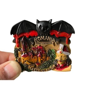 Romania Castle Bran Souvenirs Fridge Magnets Vampire Castle Dracula. - Picture 1 of 4