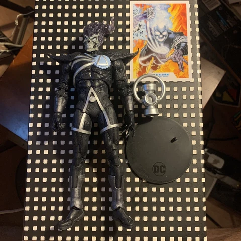McFarlane DC Multiverse DEATHSTORM BLACK LANTERN 7 Inch Action Figure Firestorm Cover
