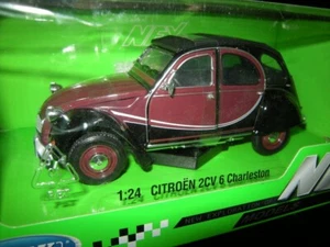 1:24 Welly Citroen 2CV 6 Charleston en embalaje original - Imagen 1 de 1