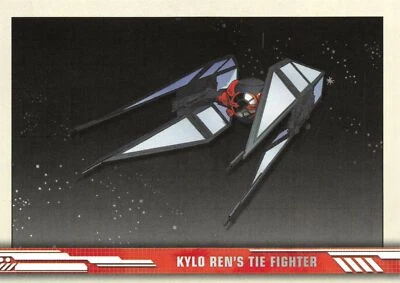 Star Wars Rise of Skywalker Series 1 SHIPS Insert Card SV-5 / KYLO REN'S TIE - Image 1 of 2