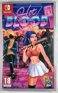 HOT BLOOD Brand New NINTENDO SWITCH Game EU Release, ships from USA - Picture 1 of 3