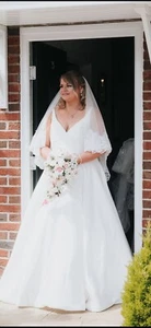Morilee wedding dress size 16 18 used - Picture 1 of 10