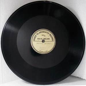 BAND SPIELT MÄRSCHE AUS OPERN auf Favorit 1-31044/6 ca.1910 78 U/min HÖREN - Bild 1 von 2