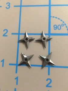 NECA Ronin TMNT Weapons parts fodder ninja Star Shuriken Lot of 4 680 - Picture 1 of 1