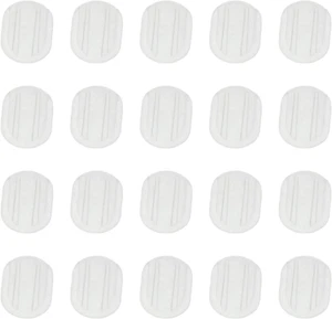 Clear Earring Pad 40PCS 8X10Mm Transparent Silicone Earring Comfort Cushions for - Picture 1 of 6