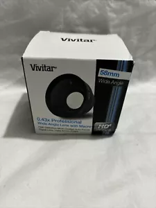 Wide Angle +MACRO Lens Set Nikon 1 J3, J2 AW1 S1 40.5mm Professional .43X New - Picture 1 of 7