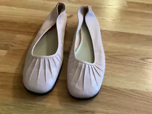 NEW~Women's Aerosoles Ballet Flats Leather Slip On Shoes~SZ 8M~pink - Picture 1 of 6